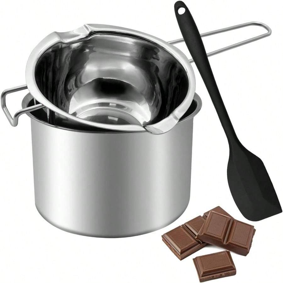 Soap Making Double Boiler - Set Panci Double Boiler Stainless Steel