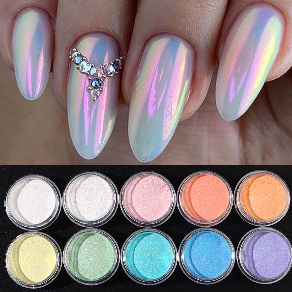 Mica Powder Colorant - 10 buah Set kuku putri duyung