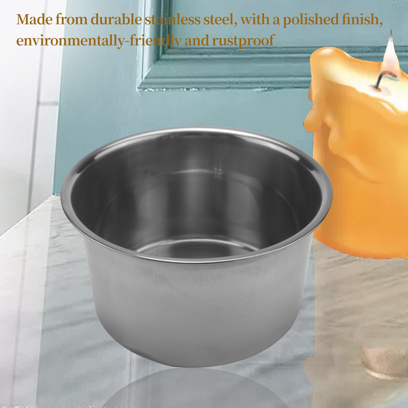 Soap Making Double Boiler - Set Panci Pemanas Lilin Stainless Steel