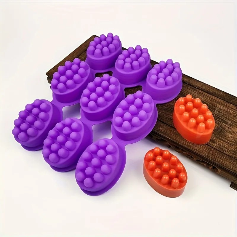 Soap Making Gel - 1/3PCS-3D Cetakan Sabun Silikon Buatan Tangan