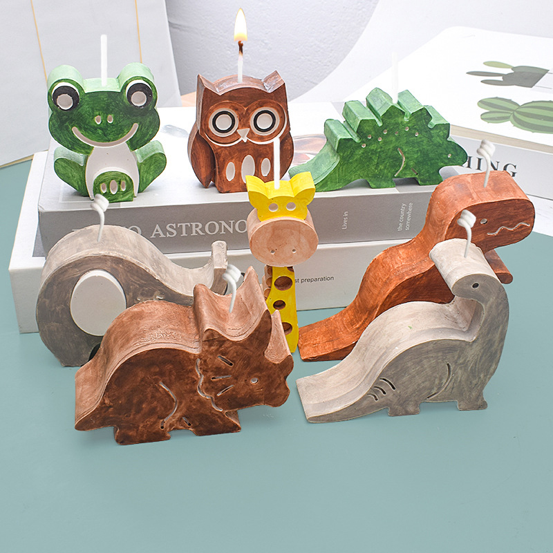 Soap Making Art - Cetakan Lilin Seni Kerajinan Hewan, Dinosaurus