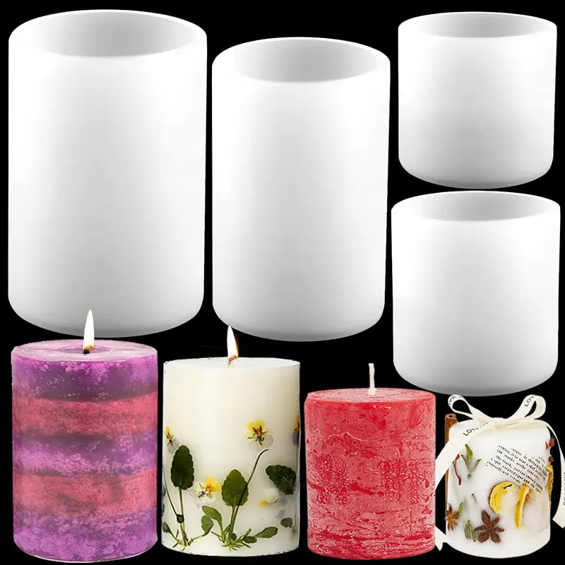 Soap Making Lye - Cetakan Lilin Silikon Silinder Cetakan Resin
