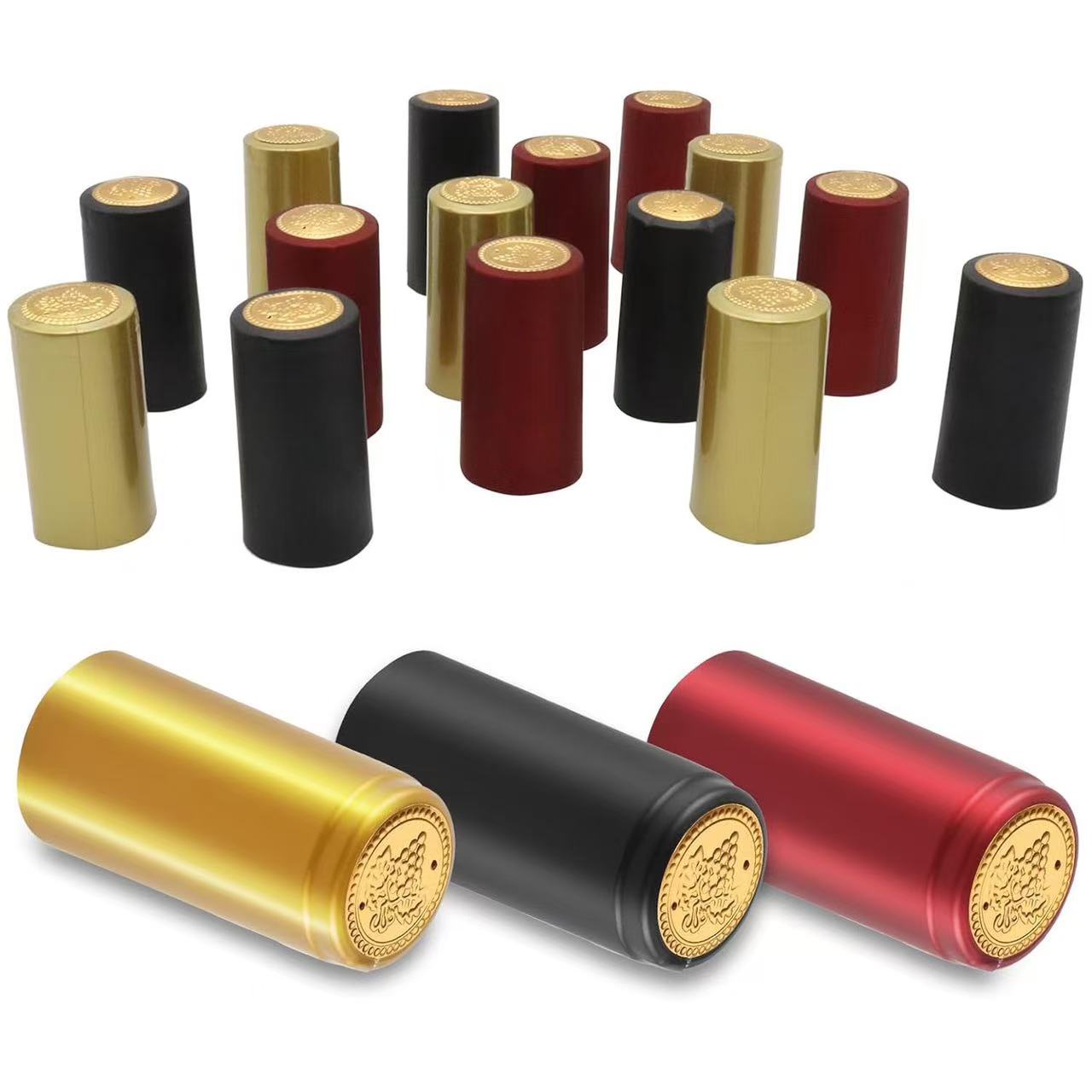 Shrink Wrap Pvc - 100Pcs Kapsul PVC Heat Shrink dengan