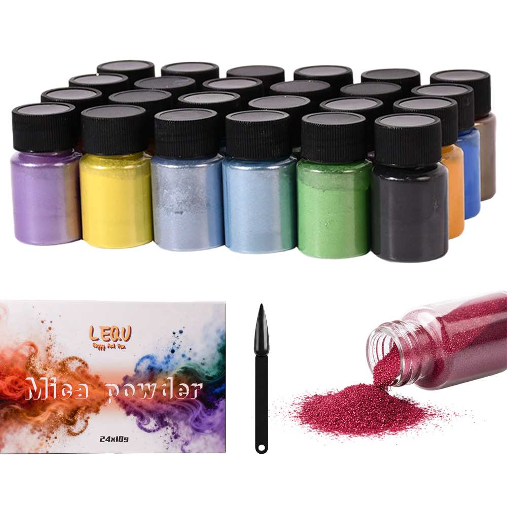 Mica Powder Colorant - Bubuk Mika Chameleon 24 Warna: Bubuk