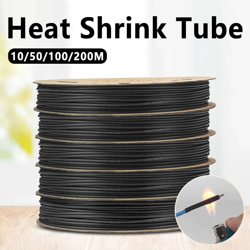 Shrink Wrap Pvc - 100 meter/10M 3:1 tabung panas menyusut