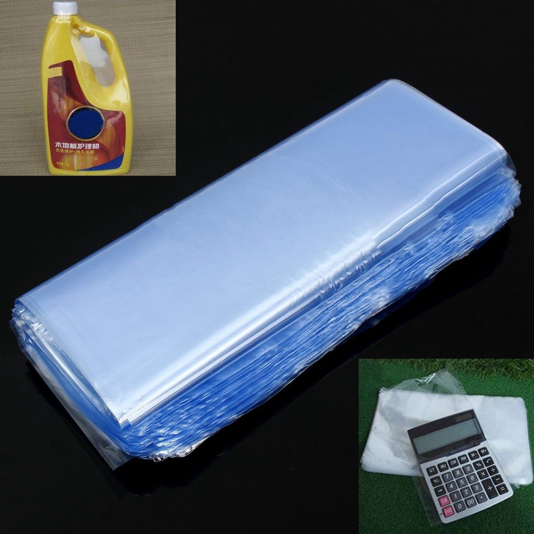 SYW-200Pcs Kantong Plastik PVC - Shrink Wrap Pvc ulasan dan harga