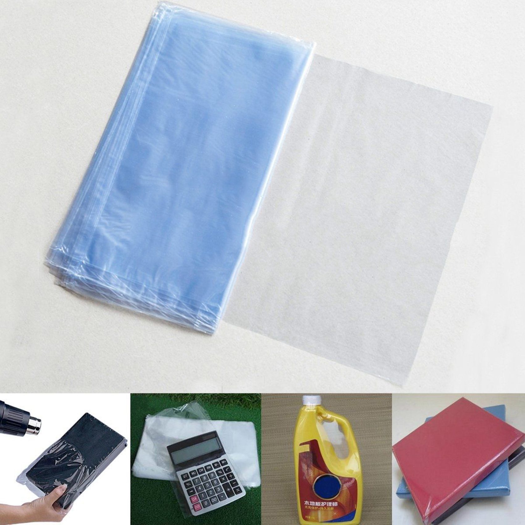 SYW-200Pcs Kantong Plastik PVC - Shrink Wrap Pvc ulasan dan harga