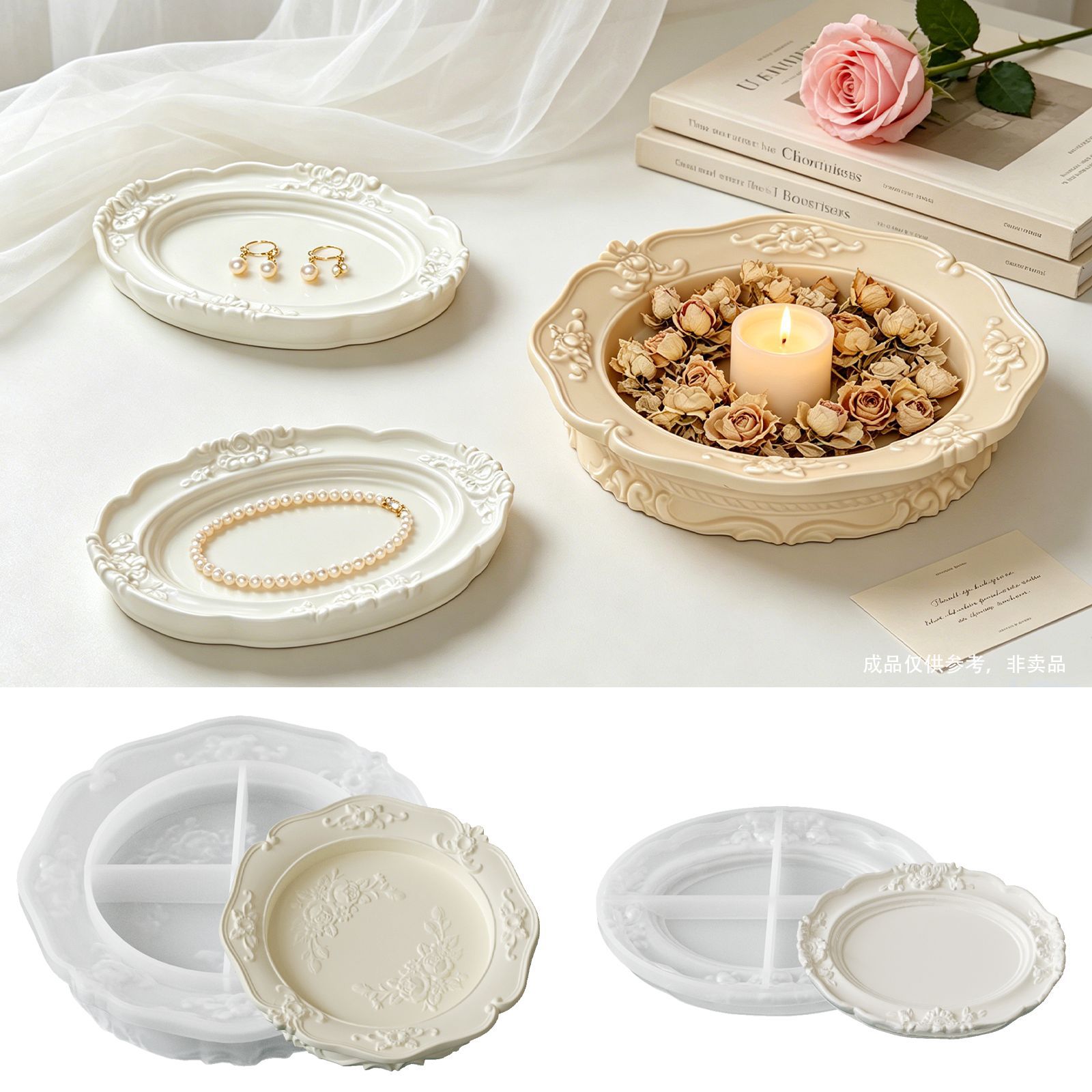 Cetakan Silikon Renda Barok Vi - Natural Making Soap ulasan dan harga