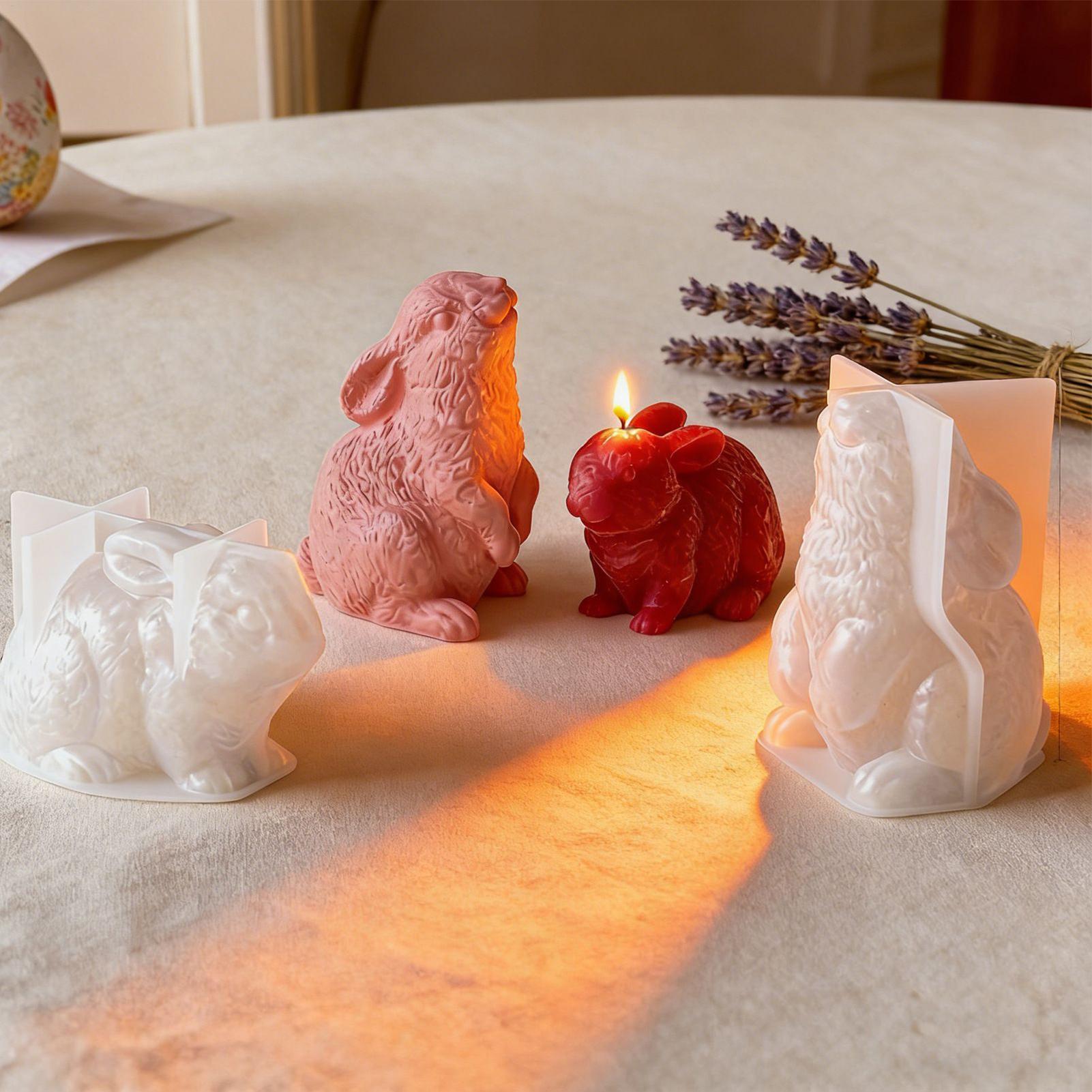 Cetakan Silikon Kelinci 3D unt - Soap Making Art ulasan dan harga