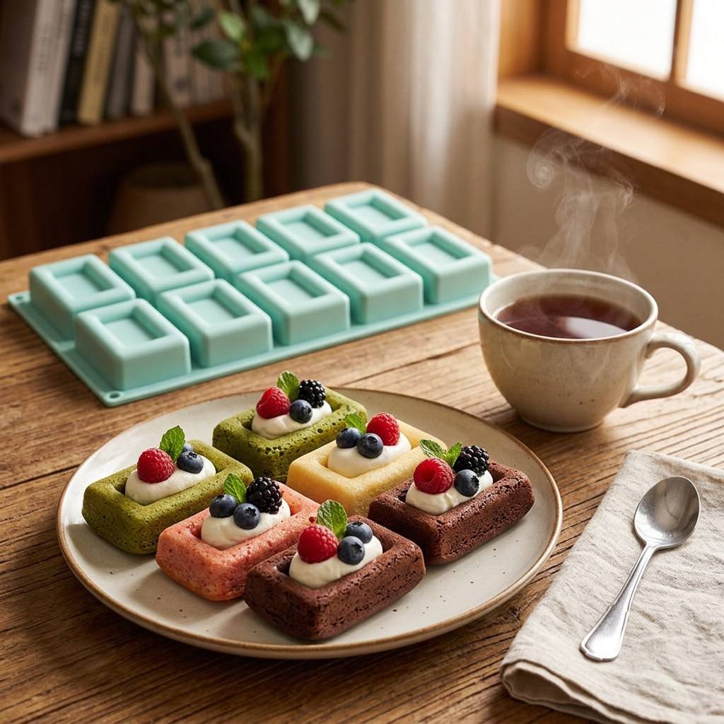 Cetakan Kue Silikon Persegi Pa - Soap Making Store ulasan dan harga