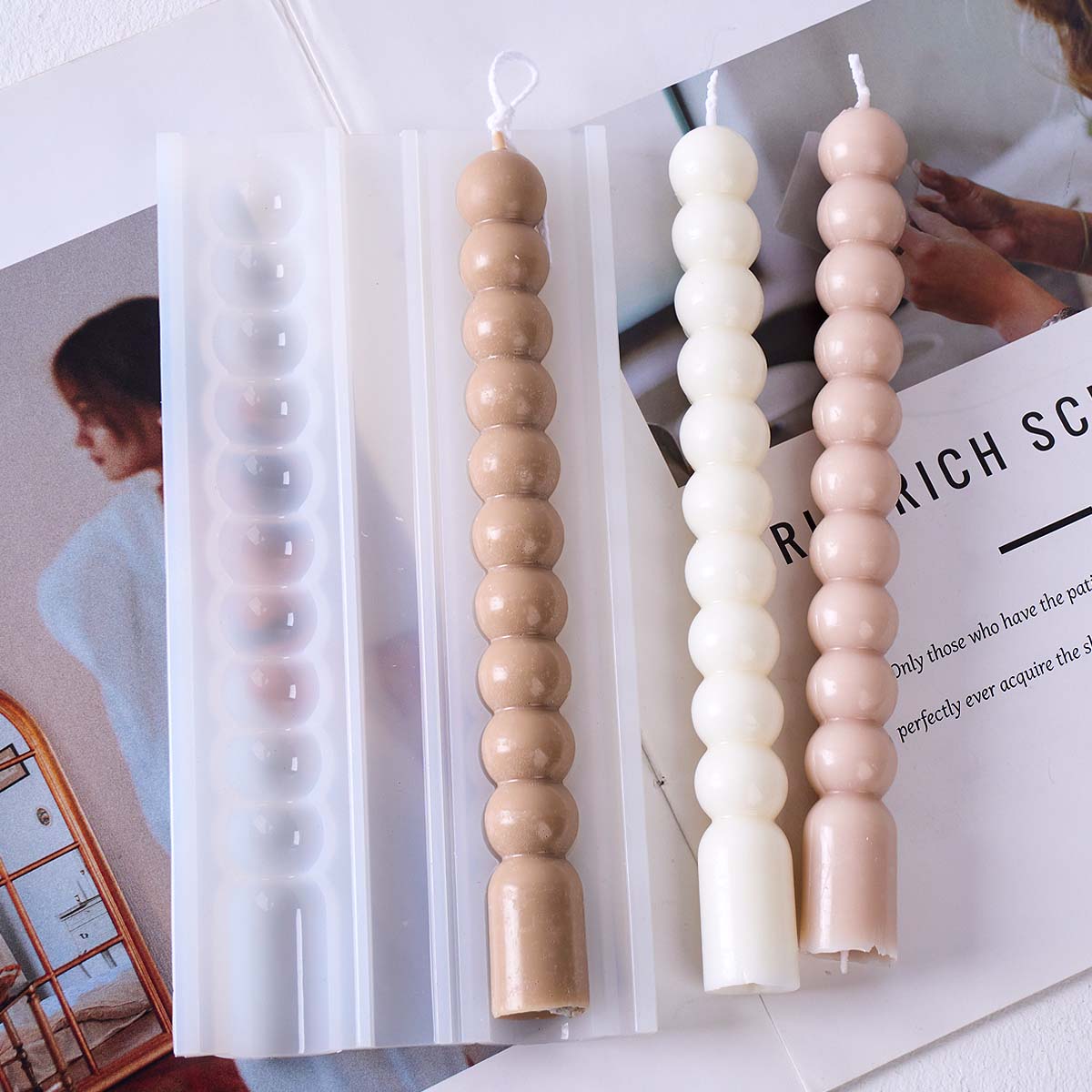 Cetakan Silikon Lilin Pilar Ma - Soap Making In Home ulasan dan harga