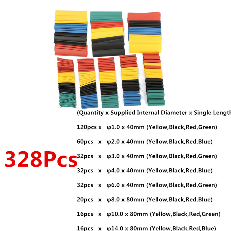 328 Buah Kit Tabung Panas Meny - Shrink Wrap Pvc ulasan dan harga