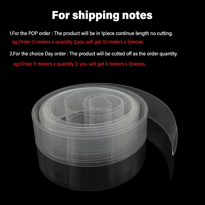 7 ~ 155mm transparan PVC Heat  - Shrink Wrap Pvc ulasan dan harga