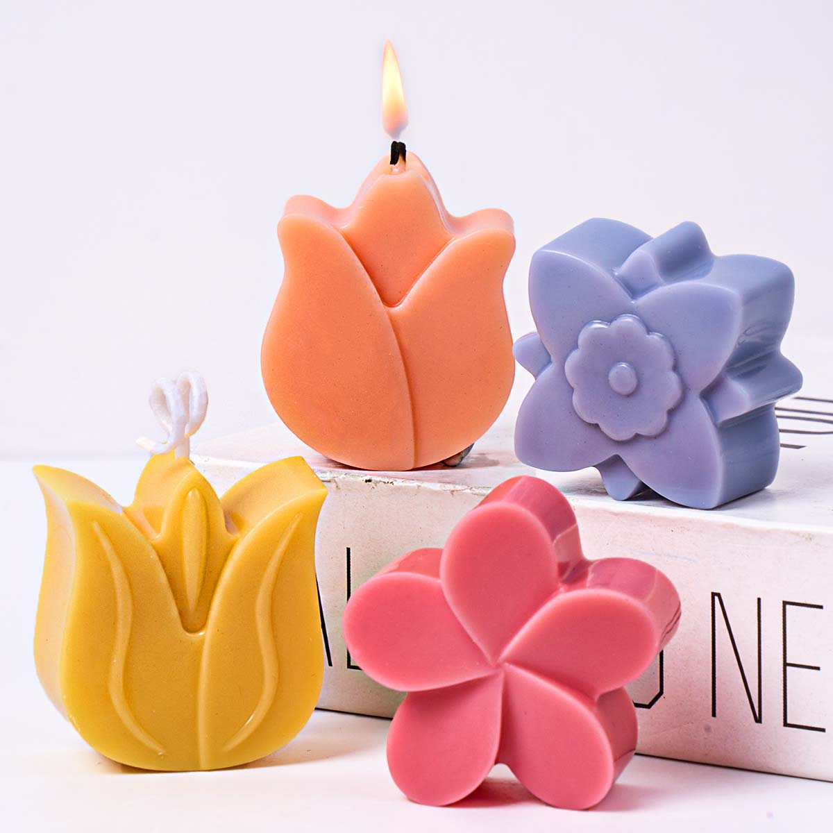 Cetakan Lilin Silikon Bentuk B - Soap Making In Home ulasan dan harga