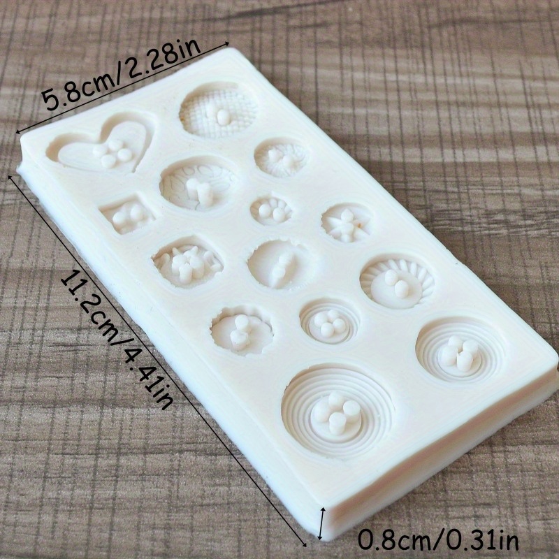 Cetakan Silikon Bentuk Kancing - Natural Making Soap ulasan dan harga