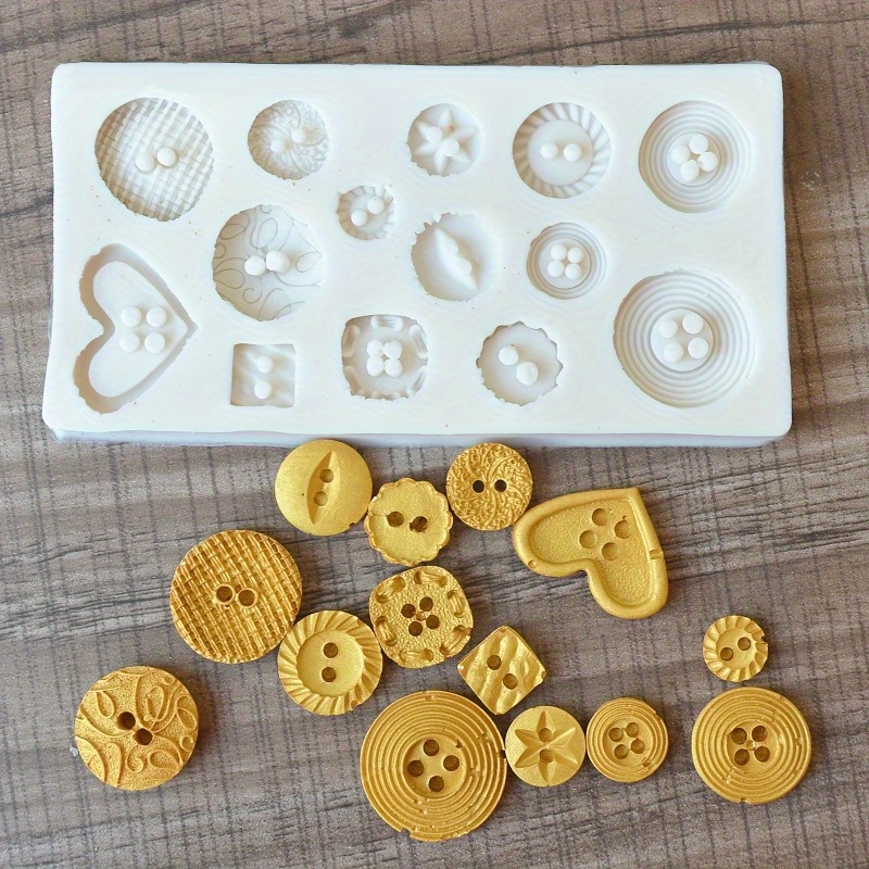 Cetakan Silikon Bentuk Kancing - Natural Making Soap ulasan dan harga