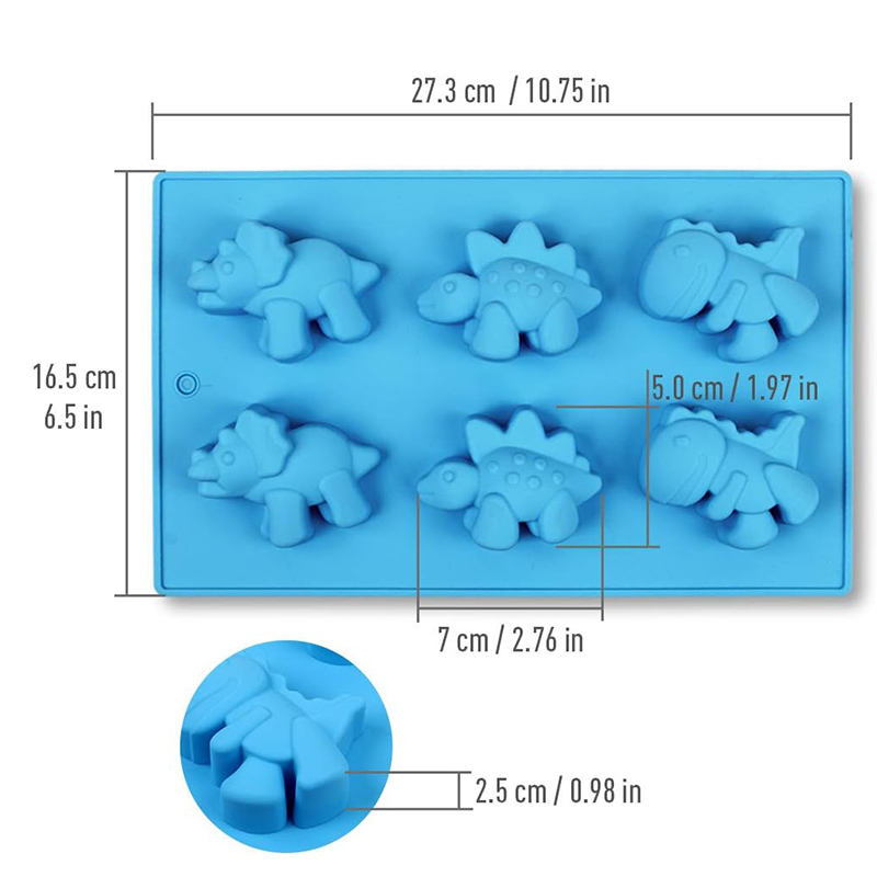 Cetakan Silikon Permen Dinosau - Soap Making Websites ulasan dan harga