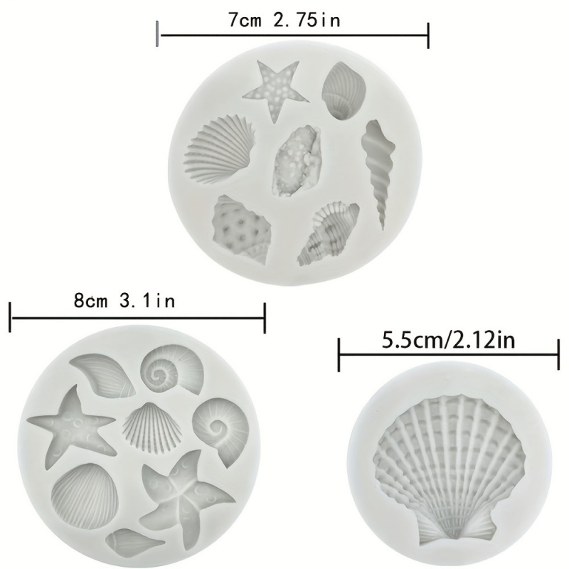 3 Buah/Set, Set Cetakan Cangka - Soap Making Easy ulasan dan harga
