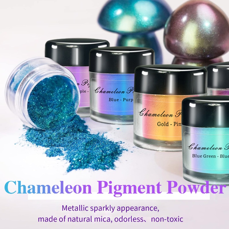 20 Warna Bubuk Mika Berubah Wa - Mica Powder Colorant ulasan dan harga