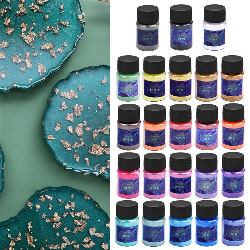 10G/Botol Bubuk Berkilau Pigme - Mica Powder Colorant ulasan dan harga
