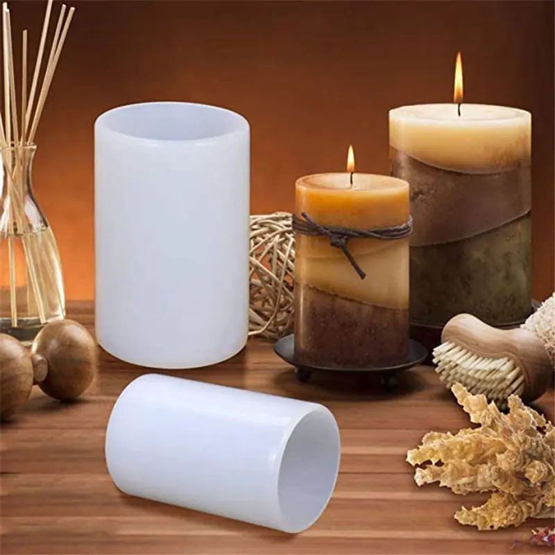 Cetakan Lilin Silikon Silinder - Soap Making Lye ulasan dan harga