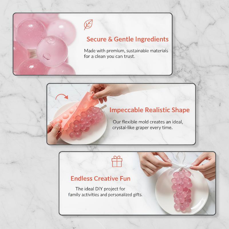 Cetakan Bola Anggur Silikon Mu - Soap Making Lye ulasan dan harga