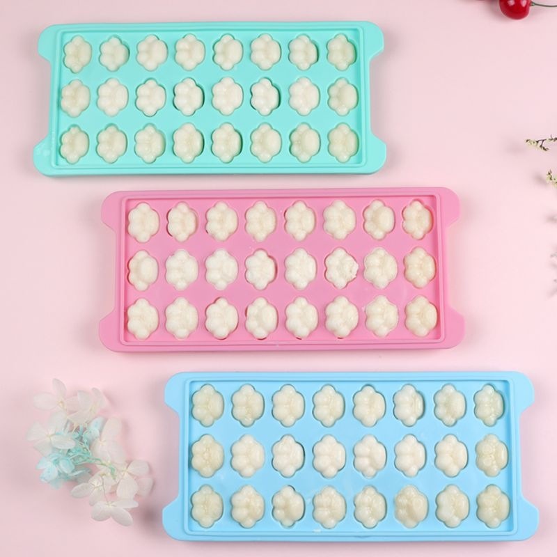 24 Grid nampan es silikon caka - Soap Making Websites ulasan dan harga