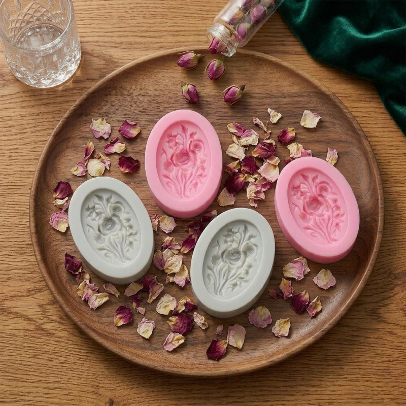 4 cetakan silikon berbentuk bu - Soap Making Gel ulasan dan harga