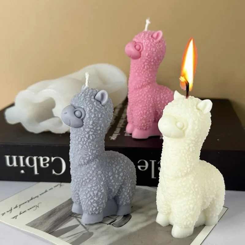 3 Buah Cetakan Silikon Alpaca  - Soap Making Gel ulasan dan harga