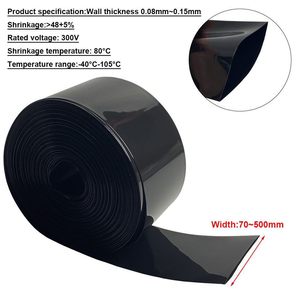 1meter 18650 Lipo baterai PVC  - Shrink Wrap Pvc ulasan dan harga