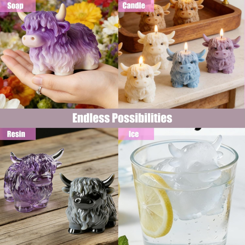 1 buah cetakan silikon 3D berb - Soap Making Gel ulasan dan harga