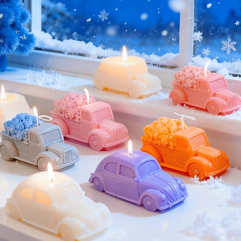 Cetakan Lilin Silikon Mobil Mu - Soap Making Gifts ulasan dan harga