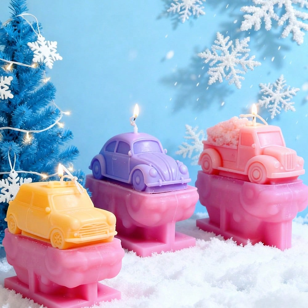 Cetakan Lilin Silikon Mobil Mu - Soap Making Gifts ulasan dan harga