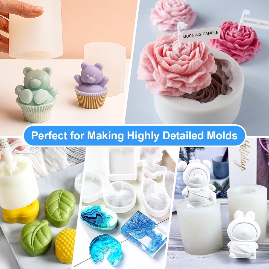 Kit Pembuatan Cetakan Silikon, - Soap Making Gel ulasan dan harga
