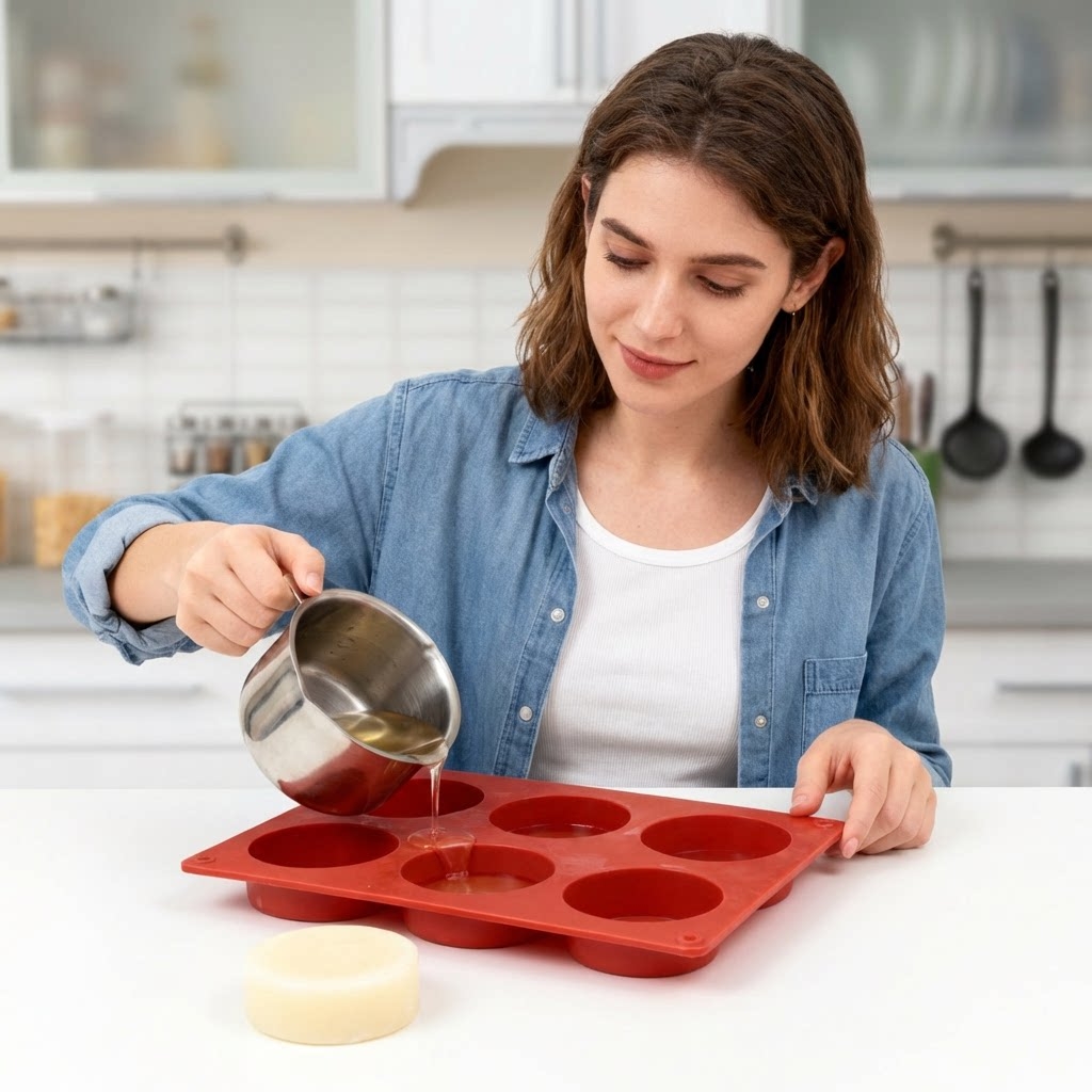 Cetakan Sabun Silikon Bulat Al - Soap Making Easy ulasan dan harga